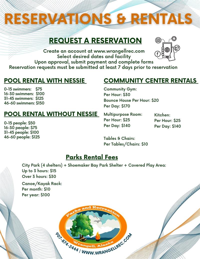Reservations & Rentals