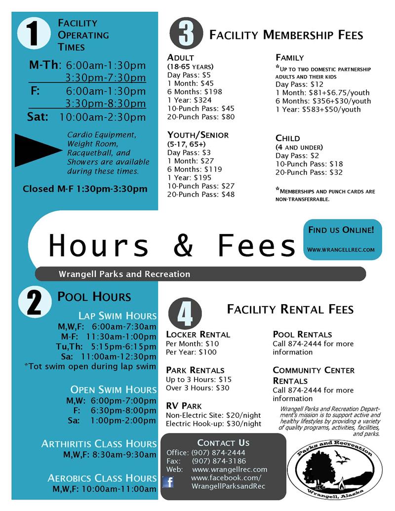Pool Schedule & Fees